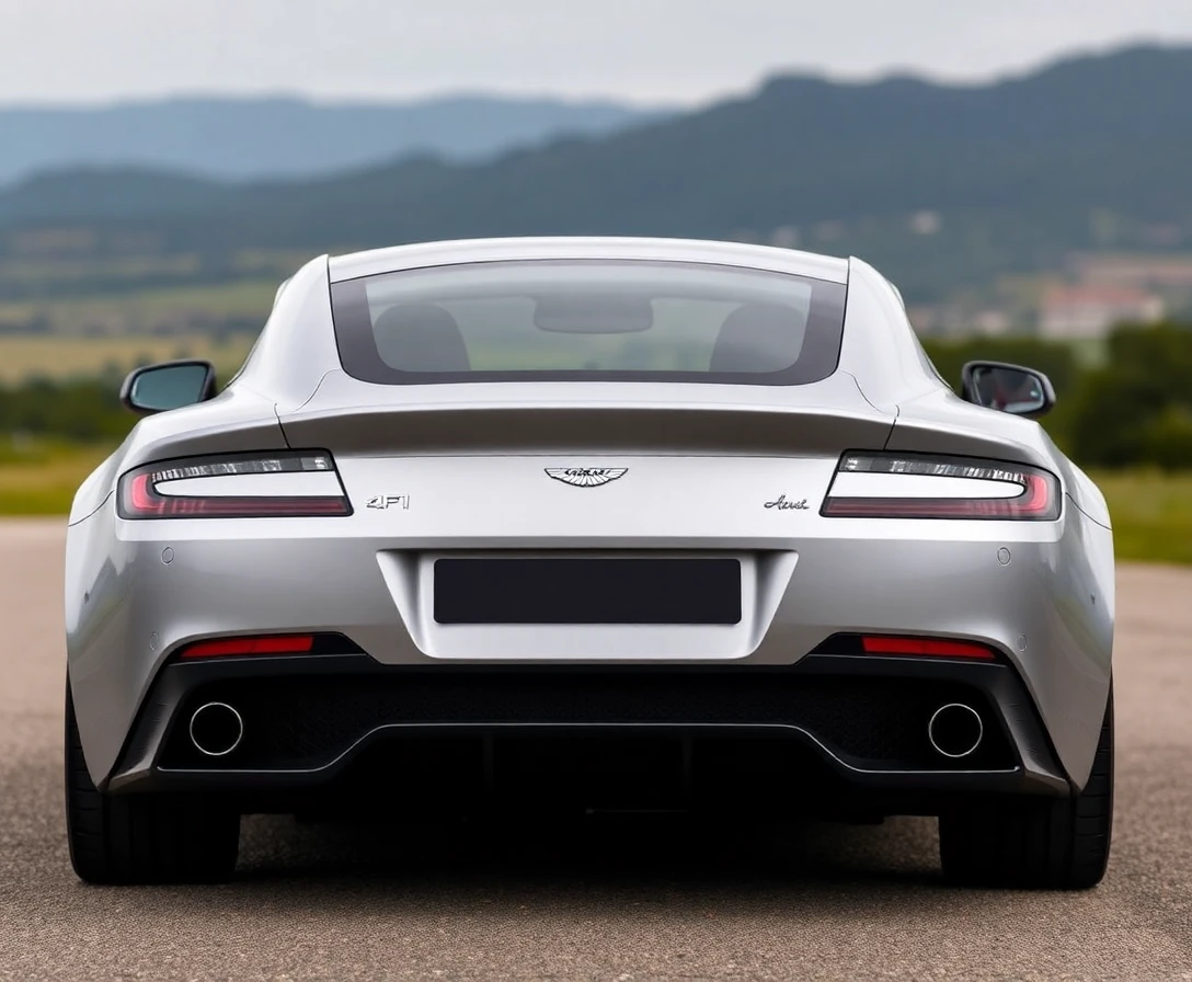 Aston Martin Vantage, vue arrière